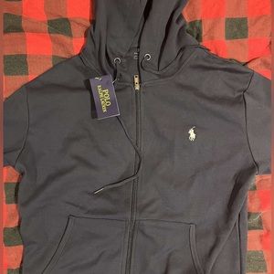 Polo Ralph Lauren Navy blue Zip up ( Size S )